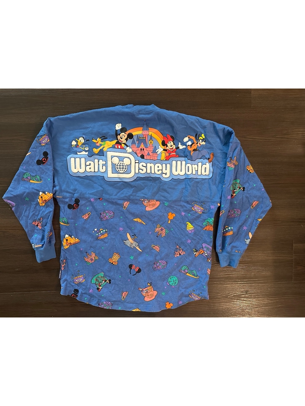 Walt Disney World blue Play in the Park Spirit Jersey Size small